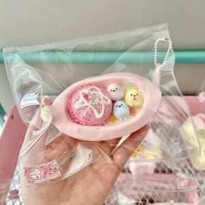 202000 Taoqi Tuanzi Mini Tuanzi Banana Boat (Soft Cream Cheese Texture Series) / 淘气团子捏捏 小圆子香蕉船（软干酪触感系列）