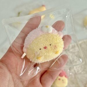 202027 Taoqi Tuanzi Mini Shower Cap Chick (Light Cream Oven-Baked Texture Series) / 淘气团子捏捏 mini浴帽鸡（轻奶油烤箱触感系列）