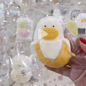 120001 Teddybear Banana Dada Duck (Soft Squeeze-Dry Texture Series) / Teddybear バナナダダアヒル (ソフトスクイーズドライ触感シリーズ)