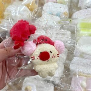 120002 Teddybear Crab Little Mouse (Soft Squeeze-Dry Texture Series) / Teddybear カニ小ねずみ (ソフトスクイーズドライ触感シリーズ)