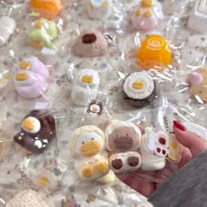 120006 Teddybear Baby Duck Sugar Bun (Soft Squeeze-Dry Texture Series) / Teddybear ベビーアヒル砂糖パン (ソフトスクイーズドライ触感シリーズ)
