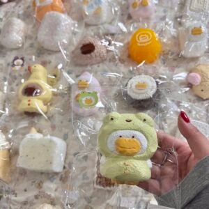 120015 Teddybear Big Frog Dada Duck (Soft Squeeze-Dry Texture Series) / Teddybear 大きなカエルダダアヒル (ソフトスクイーズドライ触感シリーズ)
