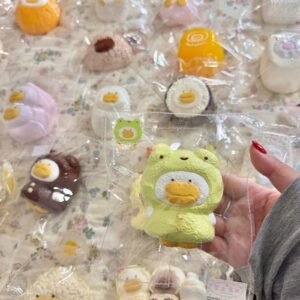 120016 Teddybear Little Frog Dada Duck (Soft Squeeze-Dry Texture Series) / Teddybear 小さなカエルダダアヒル (ソフトスクイーズドライ触感シリーズ)