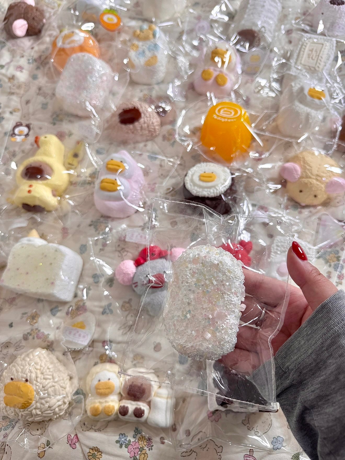 120027 Teddybear Mini Popping Candy Senbei (Glutinous Cream Texture Series) / Teddybear 小さなポッピングキャンディせんべい (もちクリーム触感シリーズ)