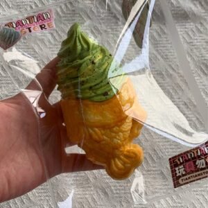 184016 TIANTIAN Matcha Taiyaki Ice Cream (Cream Paste Clay Texture Series) / 天天天天 抹茶味鲷鱼烧冰淇淋(乳膏泥触感系列)