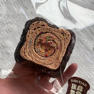 184024 TIANTIAN Chocolate Toast (Glutinous Rice Cake Clay Texture Series) / 天天天天 巧克力吐司(糍粑泥触感系列)