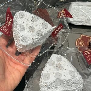 162011 Tongtong Nienie Aqua Gray Polka Dot Rice Ball (Nougat Clay Texture Series) / 彤彤的捏 水灰波点饭团(牛轧糖触感系列)