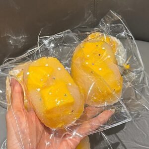 162020 Tongtong Nienie Mango Glutinous Mini Senbei (Light Cream Clay Texture Series) / 彤彤的捏 芒果糯叽叽小仙贝（轻奶油触感系列）