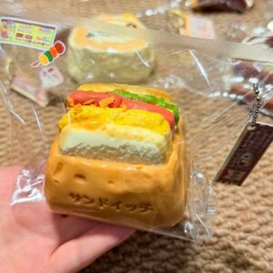 141049 Toovo Cute Sandwich Pocket Bun (Thick Milk Clay Texture Series) / Toovo cute 捏捏 三明治口袋包 (厚乳泥触感系列)