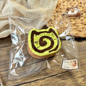 201010 Wandou Matcha Cat Toast (Light Cream Texture Series) / wandou捏捏 抹茶猫猫吐司（轻奶油触感系列）