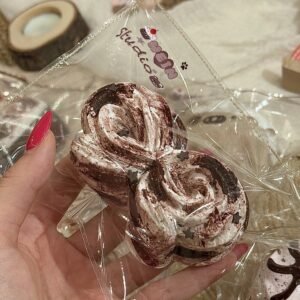 43036 Weini Studio Chocolate Bow Cookie (Dry Cream Texture Series) / Weini Studio 巧克力蝴蝶结曲奇(干奶油触感系列)