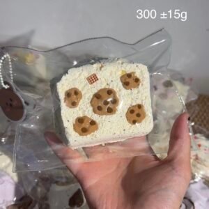 158002 Wutiao Bear Nienie Cookie Double-Layer Toast (Cream Paste 1.0 Texture Series) / 五条熊捏捏 曲奇双层吐司 (奶膏1.0触感系列)