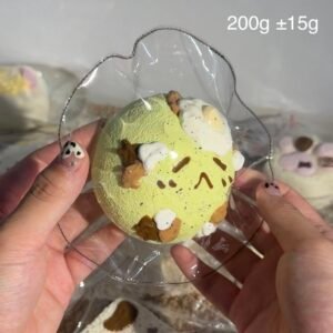 158007 Wutiao Bear Nienie Sulky Bun (Sticky Clay Texture Series) / 五条熊捏捏 委屈包 (黏糊泥触感系列)