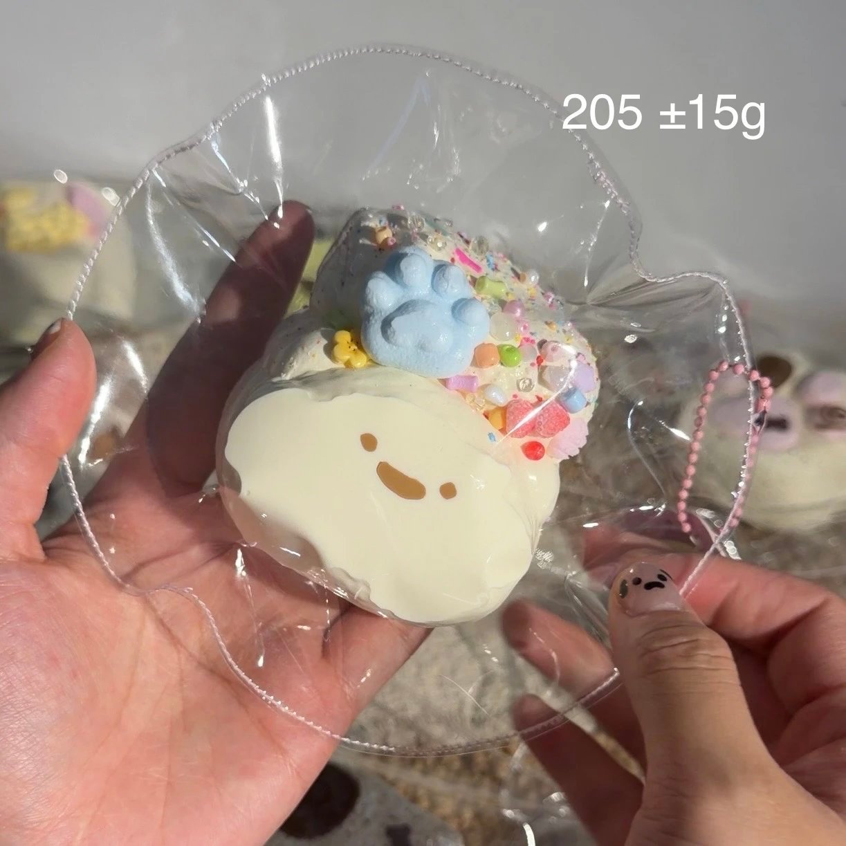 158010 Wutiao Bear Nienie Colorful Bear (Sticky Clay Texture Series) / 五条熊捏捏 缤纷小熊 (黏糊泥触感系列)