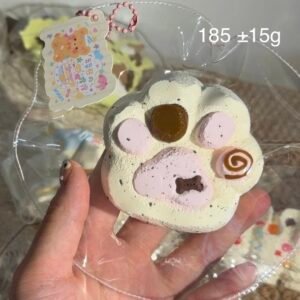 158011 Wutiao Bear Nienie Pink Chocolate Cat Paw (Sticky Clay Texture Series) / 五条熊捏捏 粉巧猫爪 (黏糊泥触感系列)