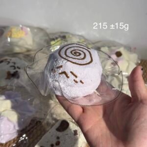 158012 Wutiao Bear Nienie Purple Round Chubby (Sticky Clay Texture Series) / 五条熊捏捏 紫圆墩墩 (黏糊泥触感系列)