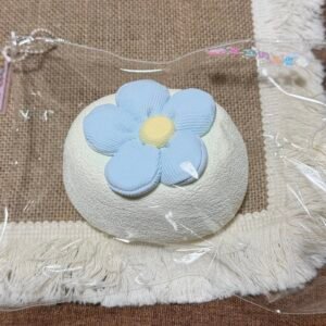 112002 Wuwu Studio Blue Flower Senbei / 五五studio 青い花せんべい