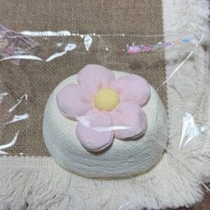 112003 Wuwu Studio Pink Flower Senbei / 五五studio ピンクの花せんべい
