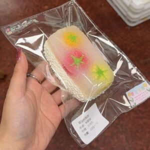 190014 Xiaolv Nian Nian Tomato Long Rice Ball (Rice Cake Clay Texture Series) / 小绿今天捏什么2号店 番茄长饭团（年糕泥触感系列）