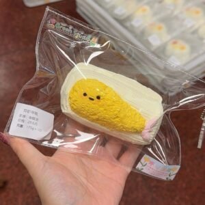 190015 Xiaolv Nian Nian Fried Shrimp Rice Cake (Rice Cake Clay Texture Series) / 小绿今天捏什么2号店 炸虾年糕（年糕泥触感系列）