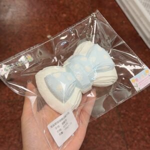 190024 Xiaolv Nian Nian Sea Salt Boba Bow Pretzel Bun (Wet Cheese Clay Texture Series) / 小绿今天捏什么2号店 海盐啵啵蝴蝶结碱水包（湿酪泥触感系列）