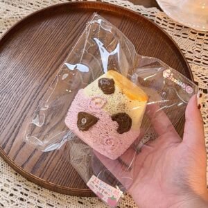 107010 12Xininl Strawberry Pudding Cup (Glutinous Cream Texture Series) / 12Xininl捏捏小店 いちごプリンカップ (もちもちクリーム触感シリーズ)