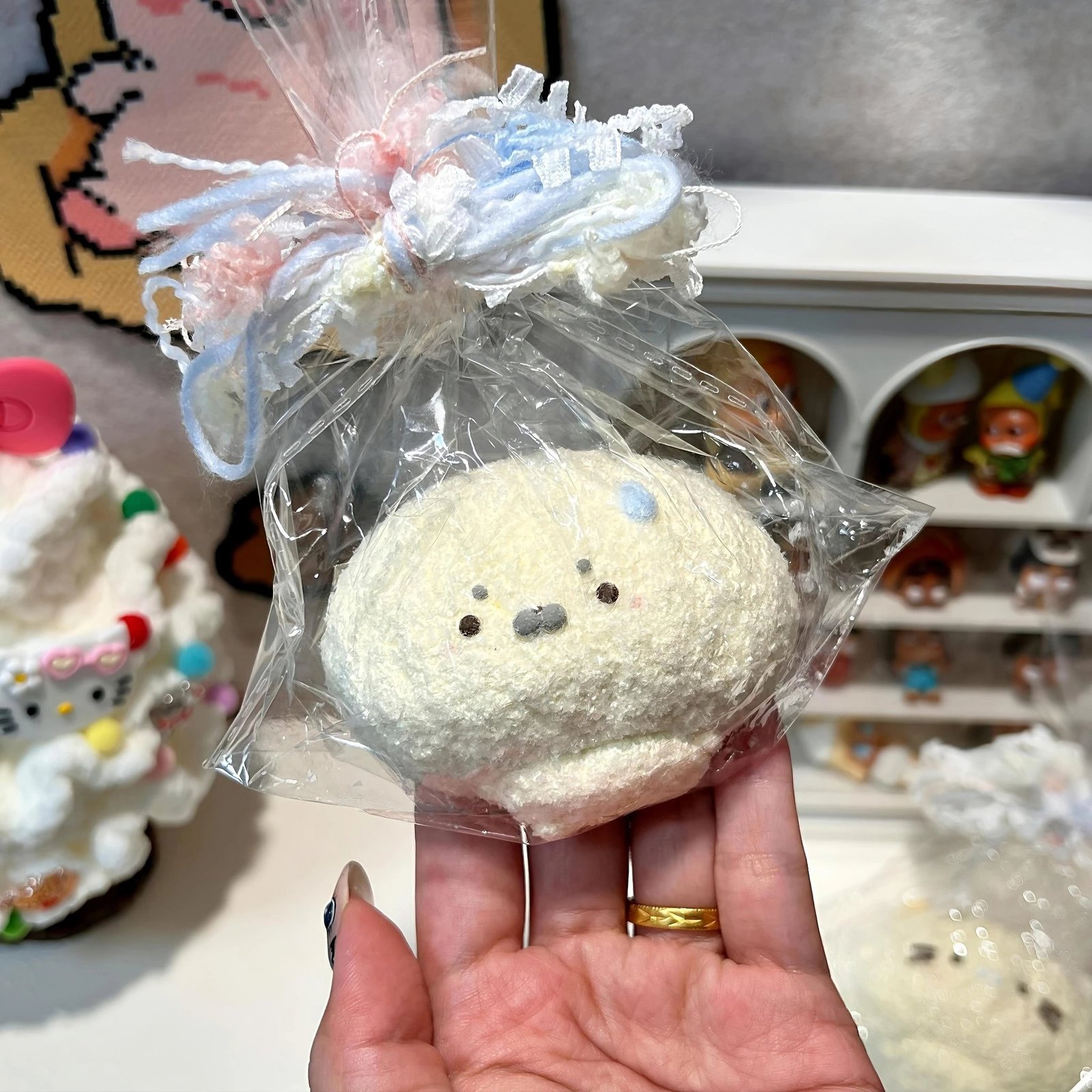 125001 Xiu Maomi Nienie Big Head Seal (Special Soft Clay Texture Series) / 修猫咪捏捏 大头海豹 (特调软泥触感系列)