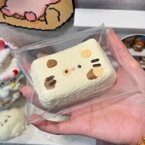 125008 Xiu Maomi Nienie Calico Cat Square Cake (Burst Water Texture Series) / 修猫咪捏捏 三花猫方糕 (爆浆水感触感系列)