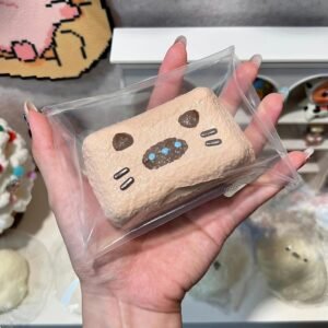 125009 Xiu Maomi Nienie Siamese Cat Square Cake (Burst Water Texture Series) / 修猫咪捏捏 暹罗猫方糕 (爆浆水感触感系列)