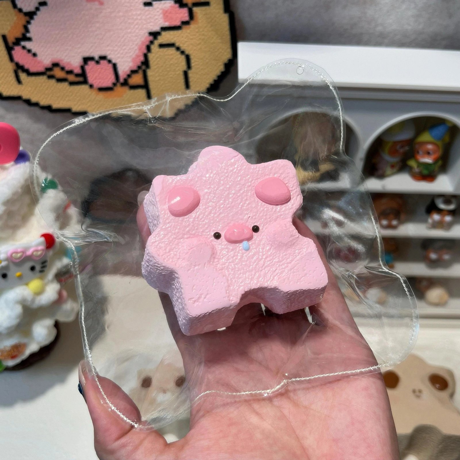 125014 Xiu Maomi Nienie Sniffling Pig Puzzle (Glutinous Cream Texture Series) / 修猫咪捏捏 鼻涕猪拼图 (糯奶油触感系列)