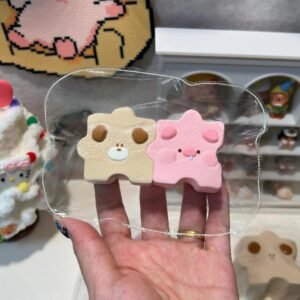 125016 Xiu Maomi Nienie Mini Double Puzzle (Glutinous Cream Texture Series) / 修猫咪捏捏 小号双拼 (糯奶油触感系列)