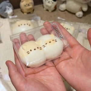 178013 Xiao Shui Yi Cat Dango Duo (Bursting Water Cream Clay Texture Series) / 小睡伊 猫猫二连团子（爆浆水奶油）