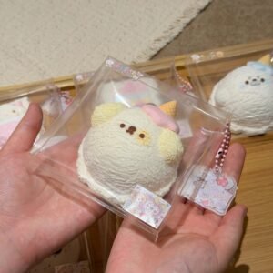 178026 Xiao Shui Yi Puppy Ice Cream Ball (Bursting Water Cream Clay Texture Series) / 小睡伊 小狗冰淇淋球(爆浆水奶油)