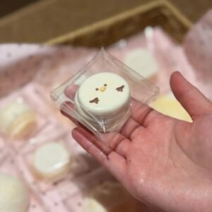 178040 Xiao Shui Yi Snowman Mini Biscuit (Bursting Water Cream Clay Texture Series) / 小睡伊 雪人小饼（爆浆水奶油）