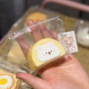 178041 Xiao Shui Yi Westie Bread Roll (Bursting Water Cream Clay Texture Series) / 小睡伊 西高地面包卷（爆浆水奶油）