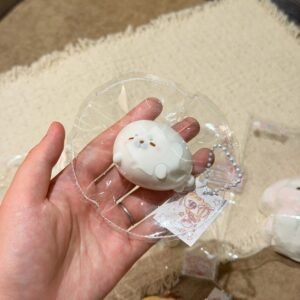 178067 Xiao Shui Yi Lying Seal (Cream Soft Clay Texture Series) / 小睡伊 躺平小海豹(奶油软泥)