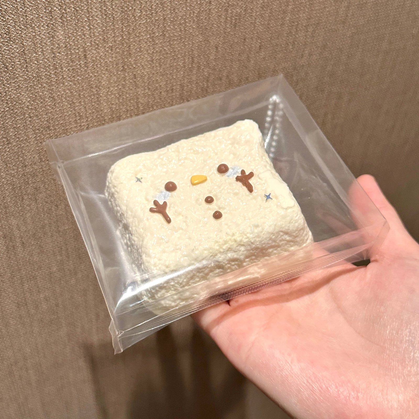 178078 Xiao Shui Yi Snowman Toast (Bursting Water Cream Clay Texture Series) / 小睡伊 雪人吐司(爆浆水奶油)
