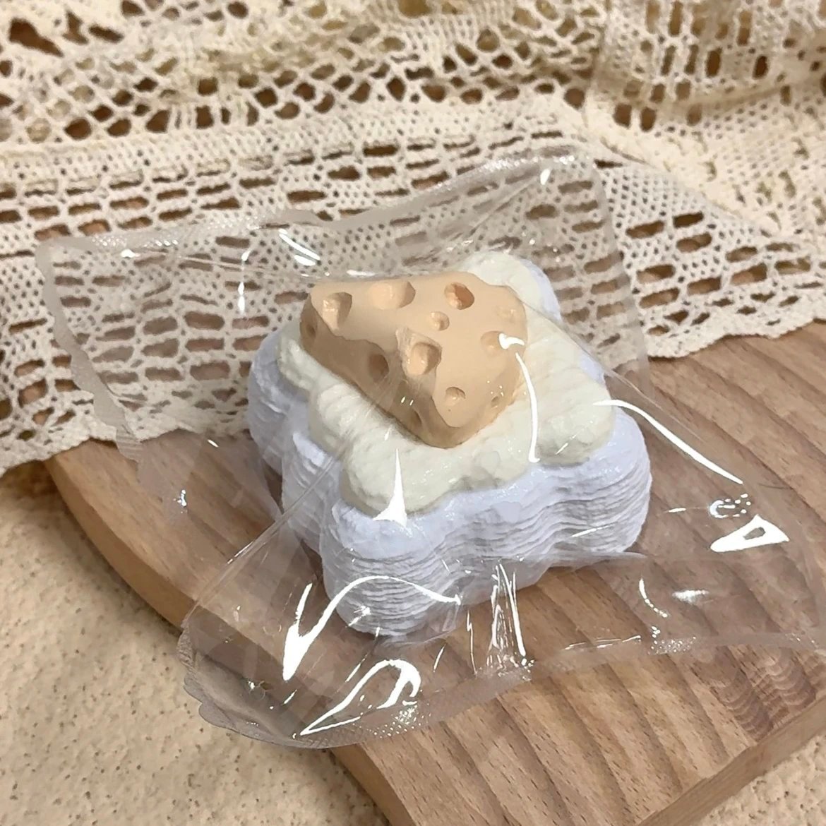 173013 Xiao Ya Cai Cai Cheese Cloud Cake (Dry Clay Texture Series) / 小牙菜菜 奶酪云朵蛋糕(干噎泥)
