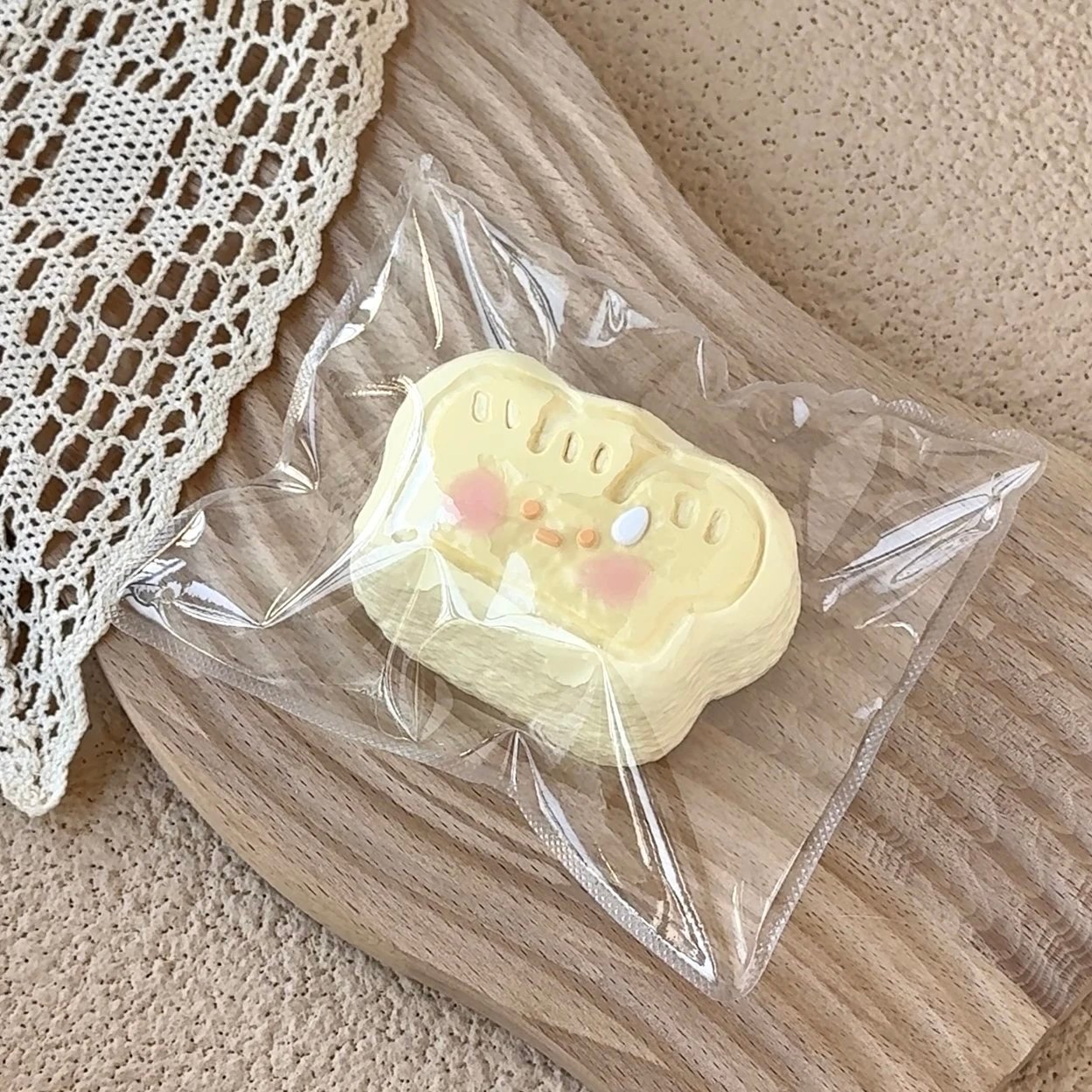 173060 Xiao Ya Cai Cai Mini Cheese (Frozen Clay Texture Series) / 小牙菜菜 小起司(冰冻泥)