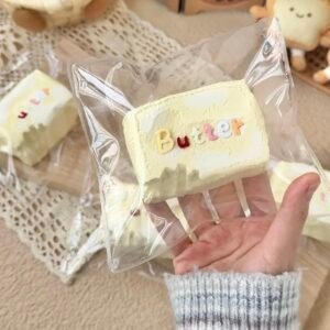 173069 Xiao Ya Cai Cai Felt Butter Block (Frozen Clay Texture Series) / 小牙菜菜 不织布黄油块(冰冻泥)