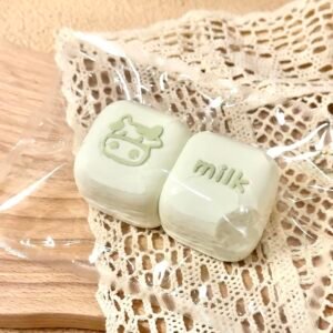 173089 Xiao Ya Cai Cai Milk Duo Light Matcha (Frozen Low-Resistance Clay Texture Series) / 小牙菜菜 牛乳milk二连浅抹茶（冰冻降阻版）