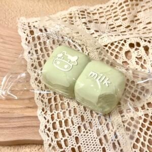 173092 Xiao Ya Cai Cai Milk Duo Matcha (Frozen Low-Resistance Clay Texture Series) / 小牙菜菜 牛乳milk二连抹茶（冰冻降阻版）
