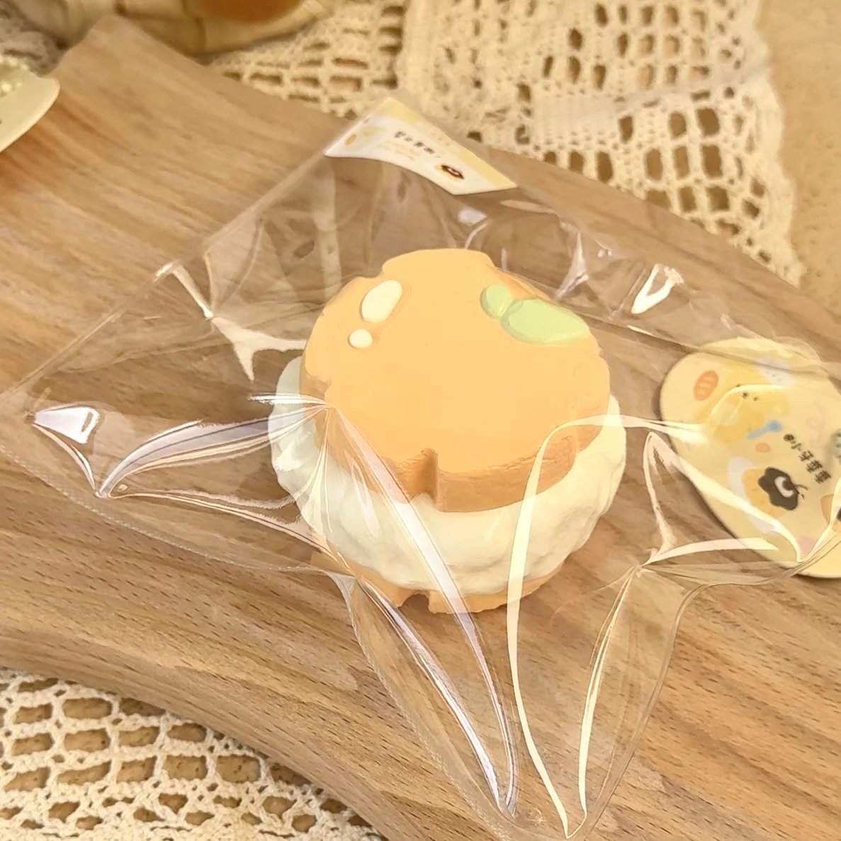 173138 Xiao Ya Cai Cai Orange Margaret Cookie (Frozen Low-Resistance Clay Texture Series) / 小牙菜菜 香橙玛格丽特(冰冻降阻版)
