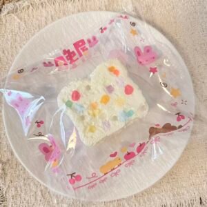 121 YTW Rainbow Polka Dot Double Toast (Soft Clay Texture Series) / YTW 彩虹波点双层PP吐司 (软软泥触感系列)