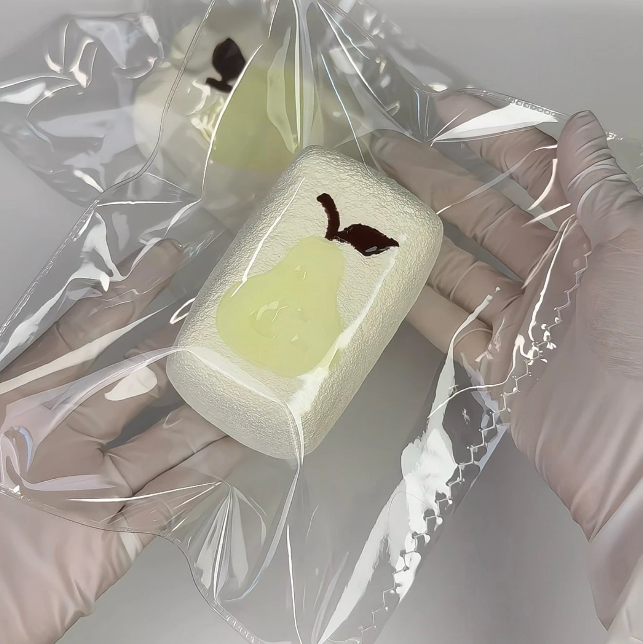 176014 YuzEss Green Pear Velvet Long Toast / 小柚里物 青梨子丝绒长吐司
