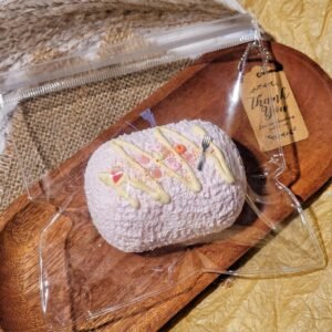 139005 Yizhi Feige Nie Strawberry Cheese Berry Series Oval Toast (New Dry Clay Texture Series) / 一只肥鸽捏 芝芝莓莓系列 椭圆吐司 (新干噎可塑泥触感系列)