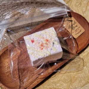 139007 Yizhi Feige Nie Strawberry Cheese Berry Series Square Toast (New Dry Clay Texture Series) / 一只肥鸽捏 芝芝莓莓系列 方吐司 (新干噎可塑泥触感系列)