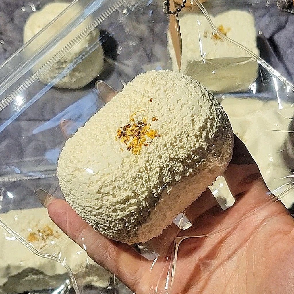 139015 Yizhi Feige Nie Osmanthus 2.0 Oval Toast (New Dry Clay and Cream Clay Texture Series) / 一只肥鸽捏 桂花系列2.0 椭圆吐司 (新干噎可塑泥与新奶油泥触感系列)