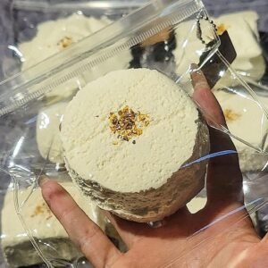 139021 Yizhi Feige Nie Osmanthus 2.0 Double Round Toast (New Dry Clay and Cream Clay Texture Series) / 一只肥鸽捏 桂花系列2.0 双层圆吐司 (新干噎可塑泥与新奶油泥触感系列)
