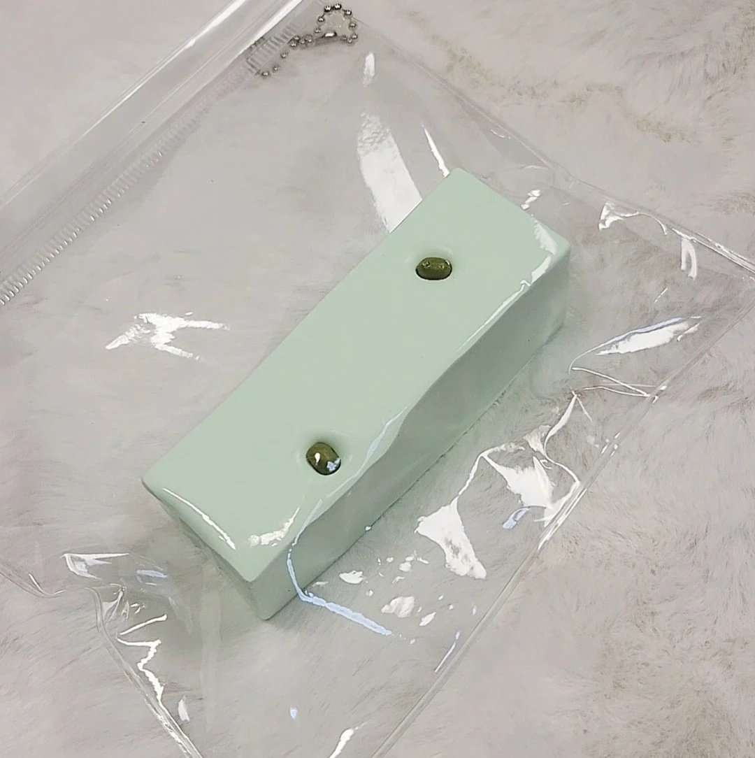 139045 Yizhi Feige Nie Stick Squishy Mung Bean Stick (New Dry Clay and Cream Cheese Clay Texture Series) / 一只肥鸽捏 条子捏捏 绿豆条子 (新干噎可塑泥与干酪泥触感系列)